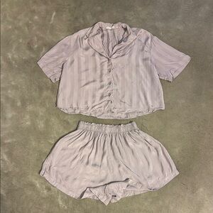 Oysho Lavender Sleepwear Set